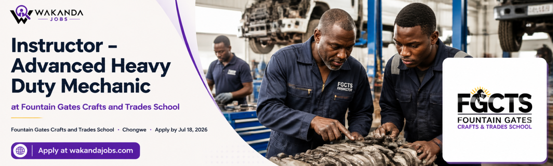 Instructor – Advanced Heavy Duty Mechanic