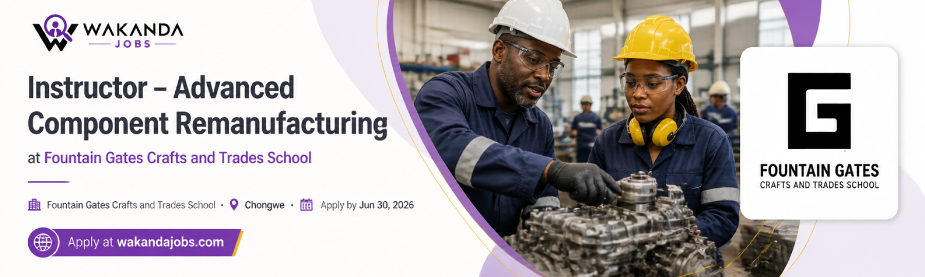 Instructor – Advanced Component Remanufacturing