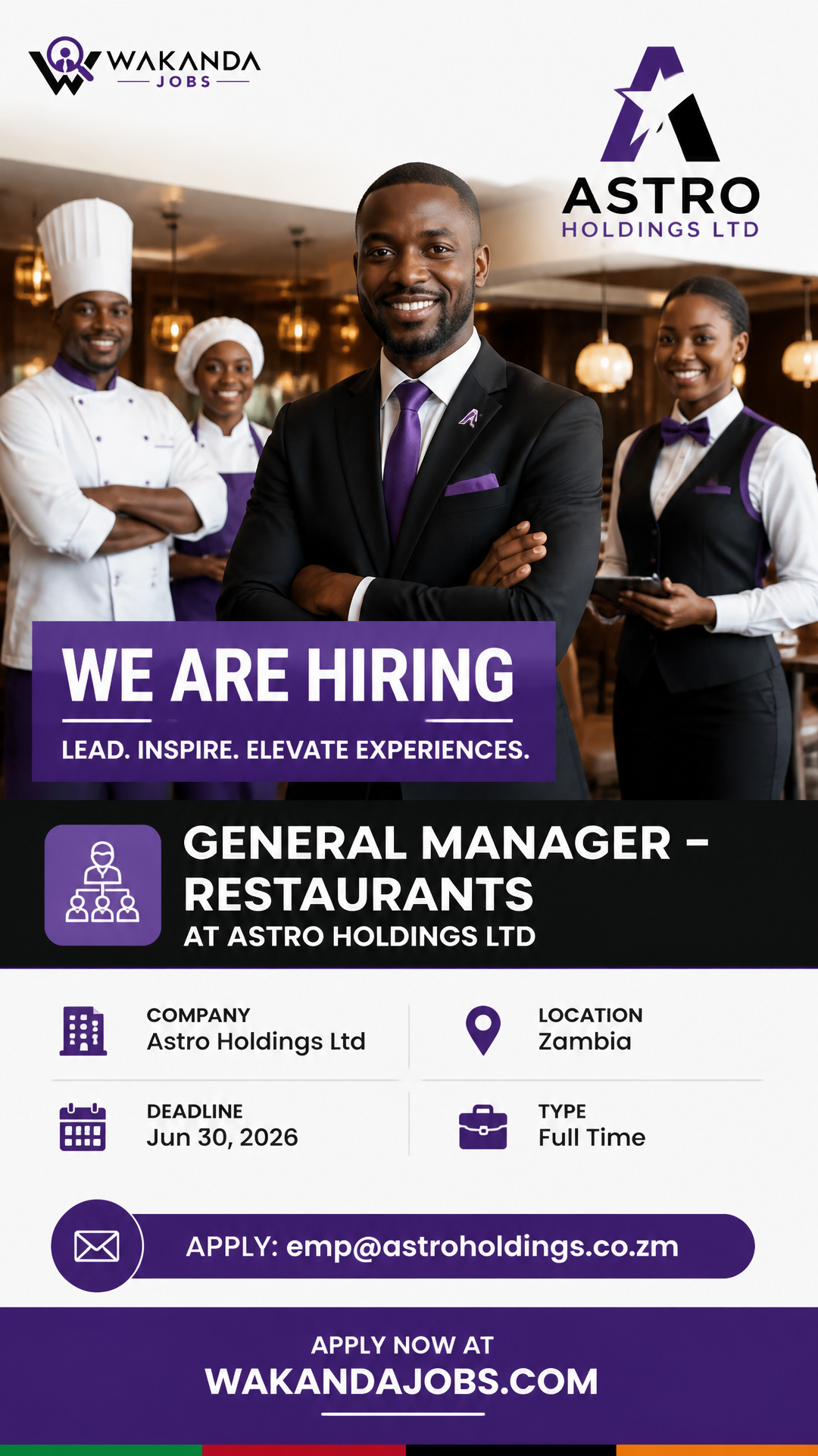 General Manager – Restaurants