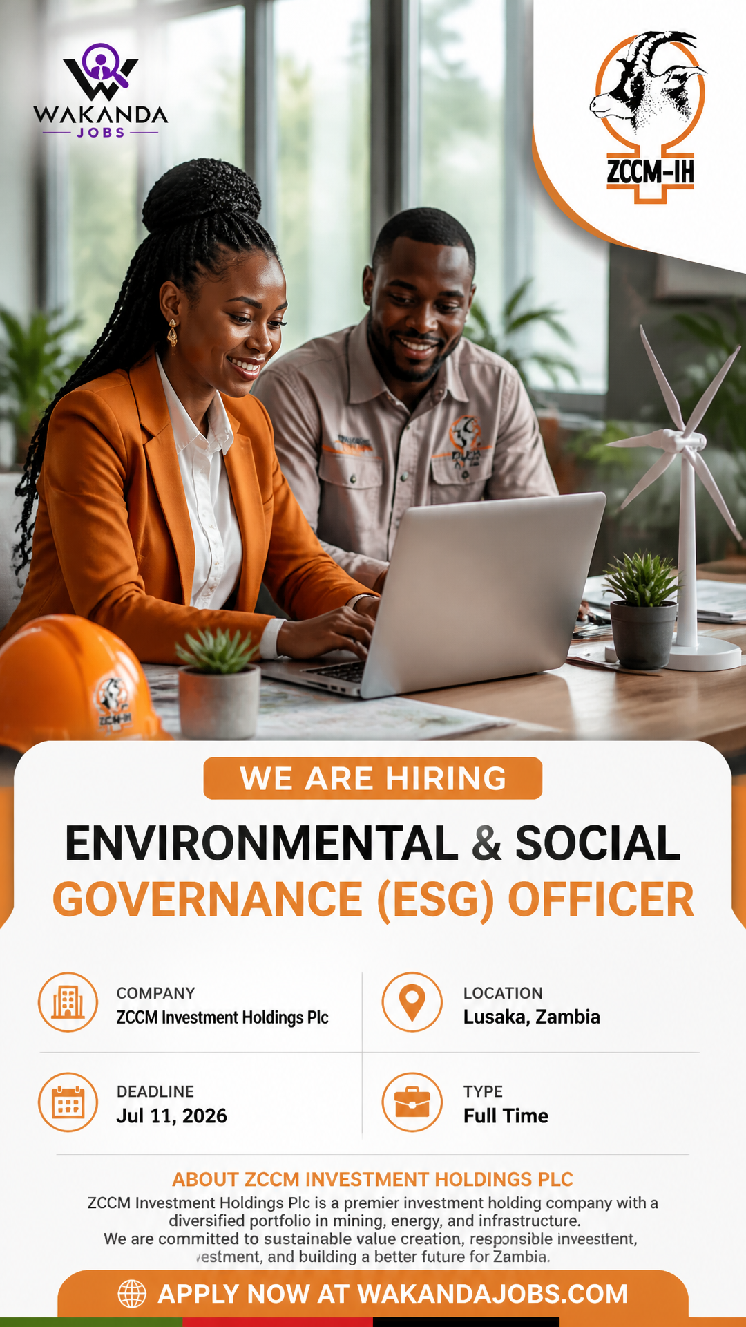 ENVIRONMENTAL & SOCIAL GOVERNANCE (ESG) OFFICER