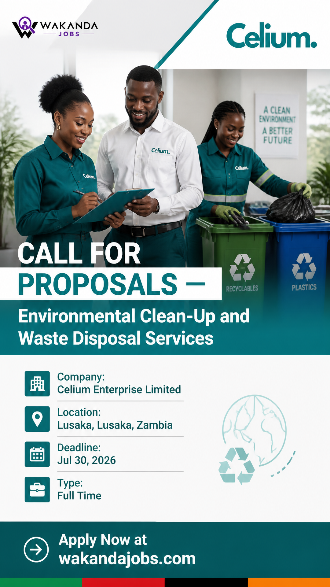 CALL FOR PROPOSALS — Environmental Clean-Up and Waste Disposal Services