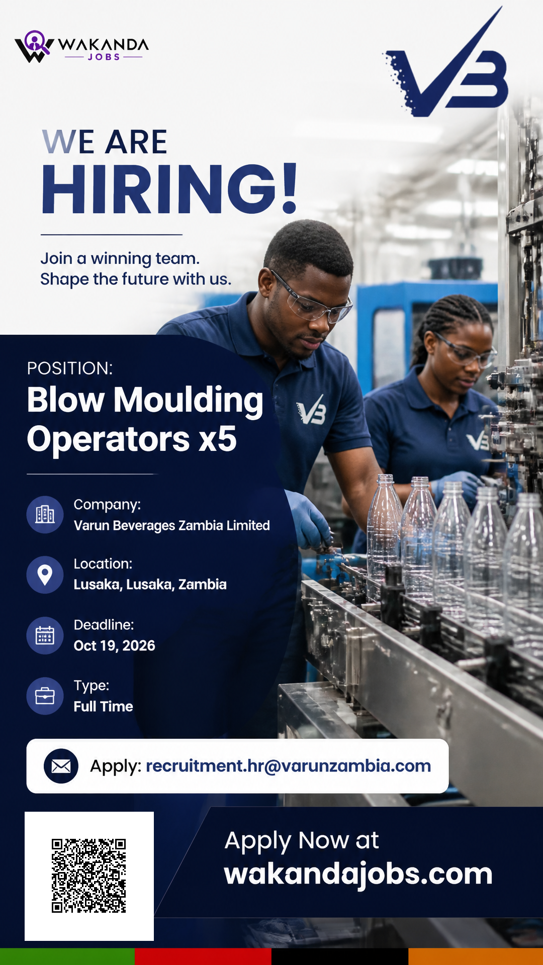 Blow Moulding Operators x5