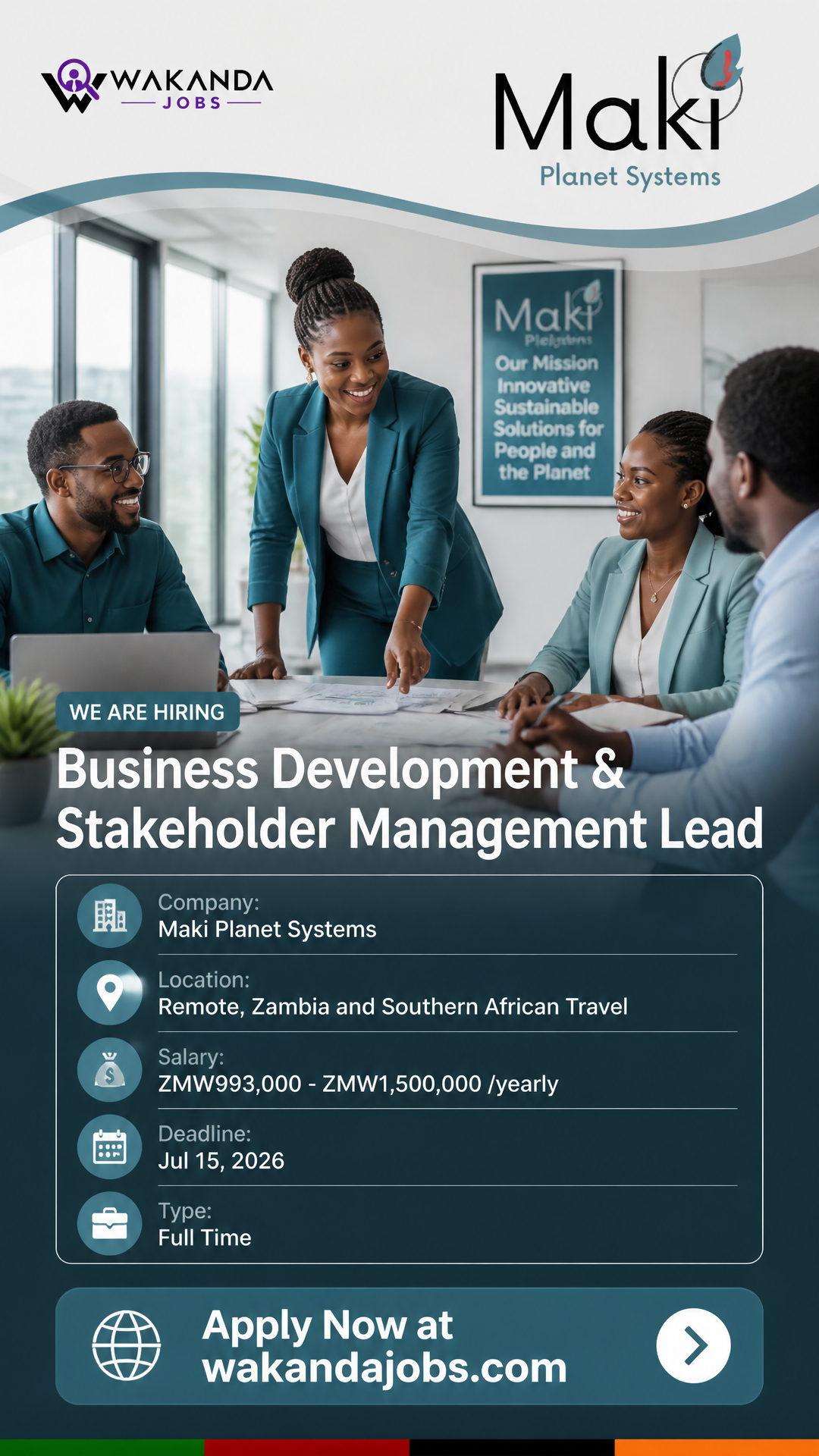 Business Development & Stakeholder Management Lead