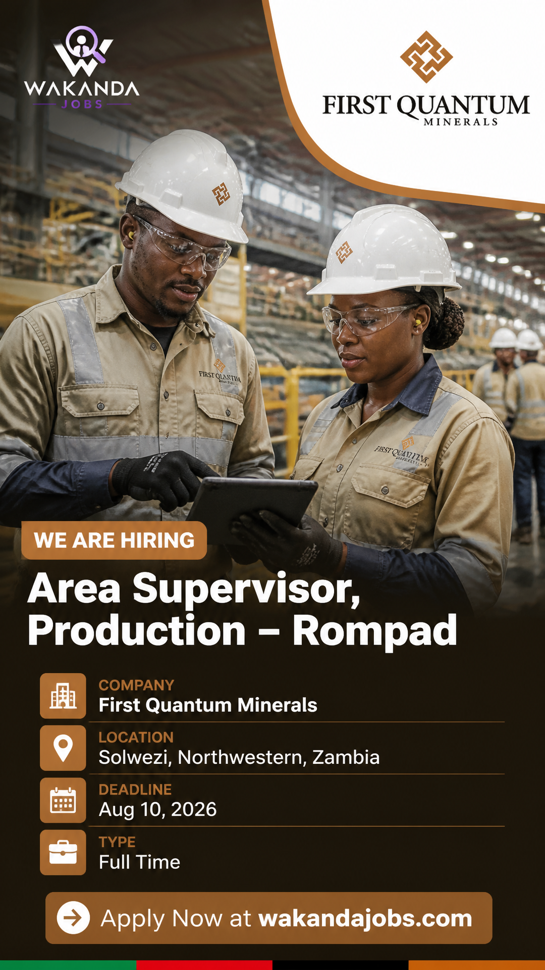 Area Supervisor, Production – Rompad