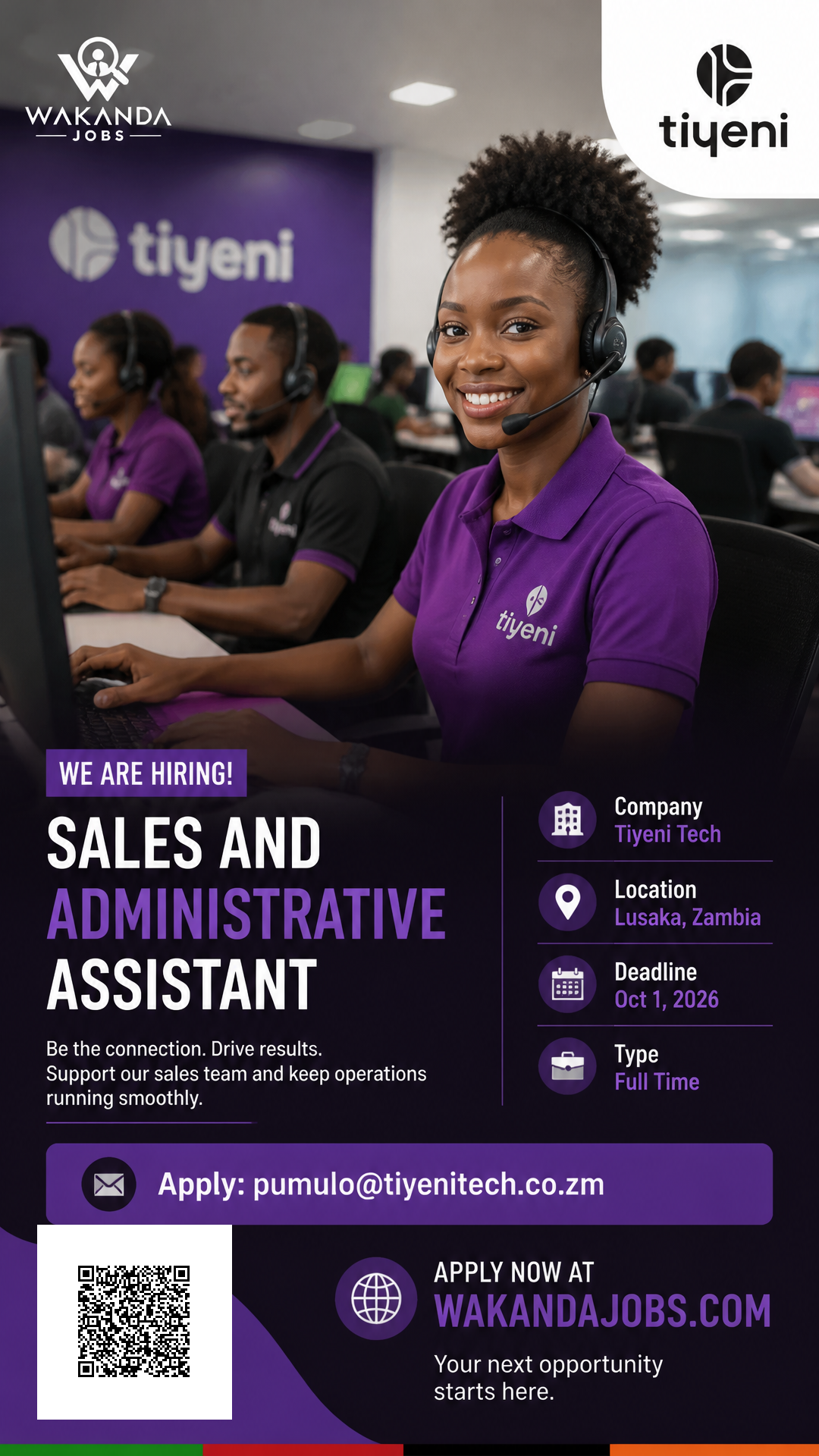 Sales and Administrative Assistant