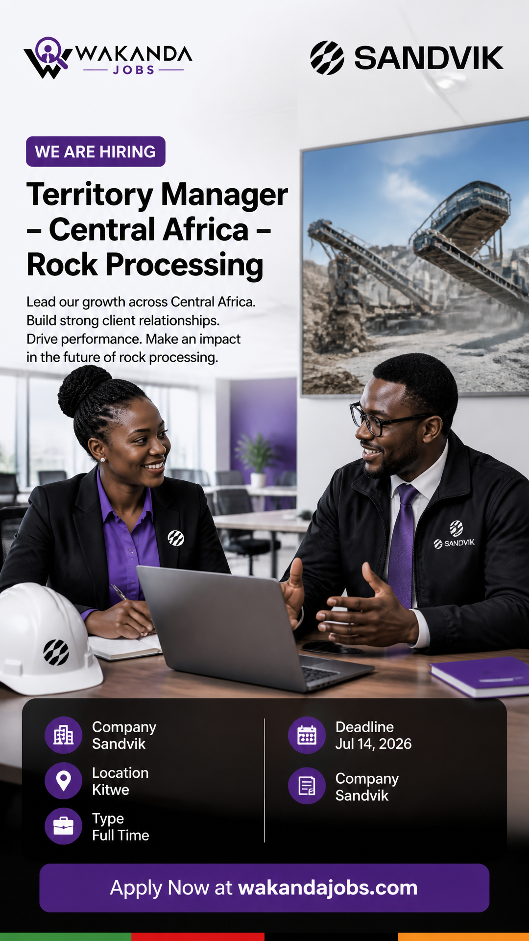 Territory Manager – Central Africa – Rock Processing