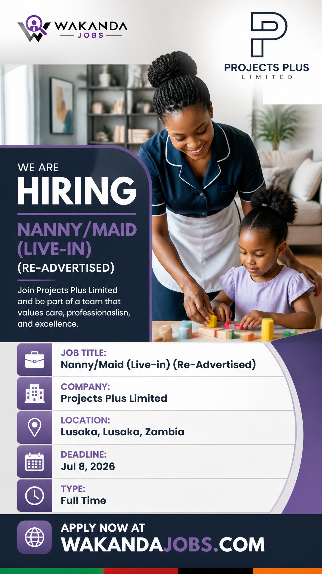 Nanny/Maid (Live-in) (Re-Advertised)