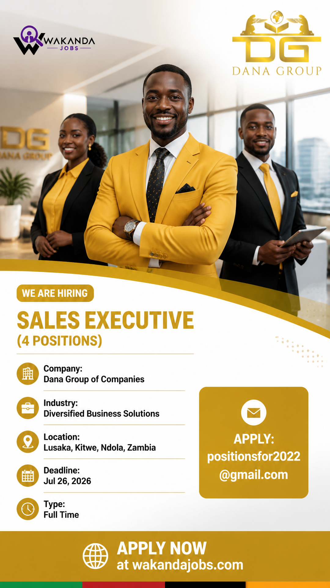 Sales Executive (4 positions)