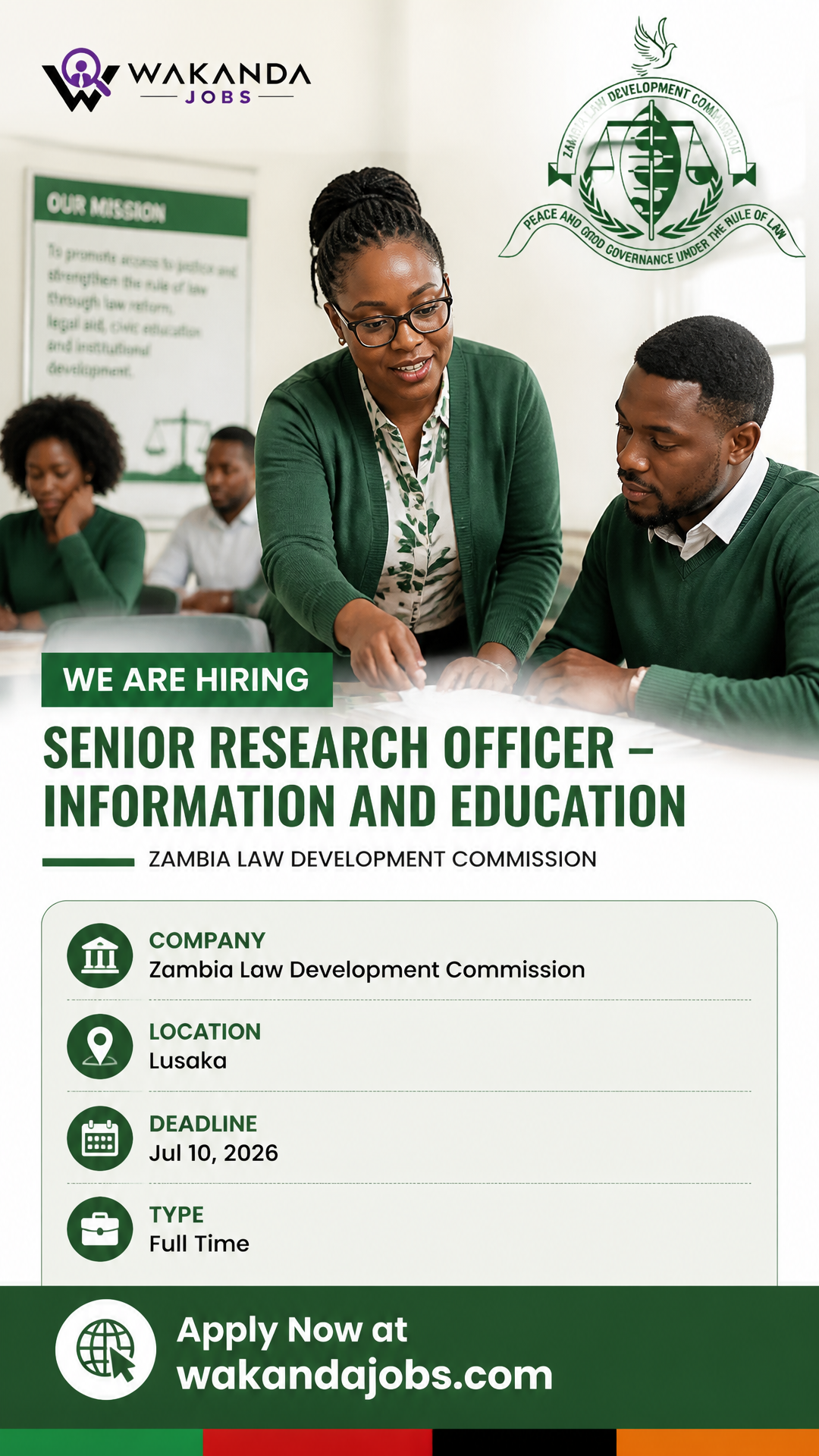 Senior Research Officer – Information And Education