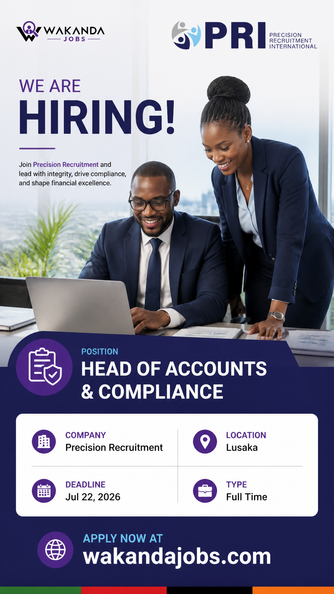 Head of Accounts & Compliance