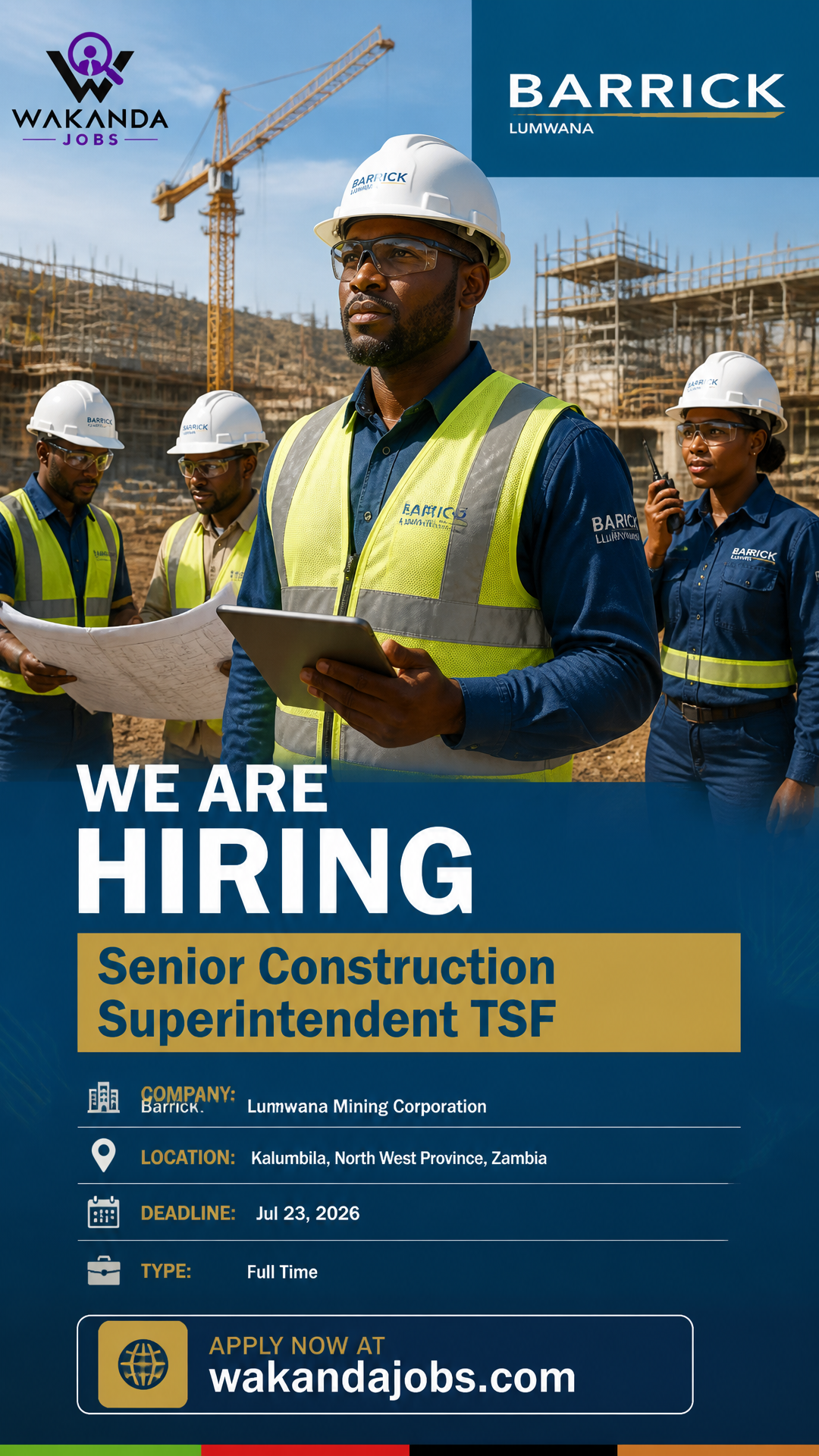 Senior Construction Superintendent TSF