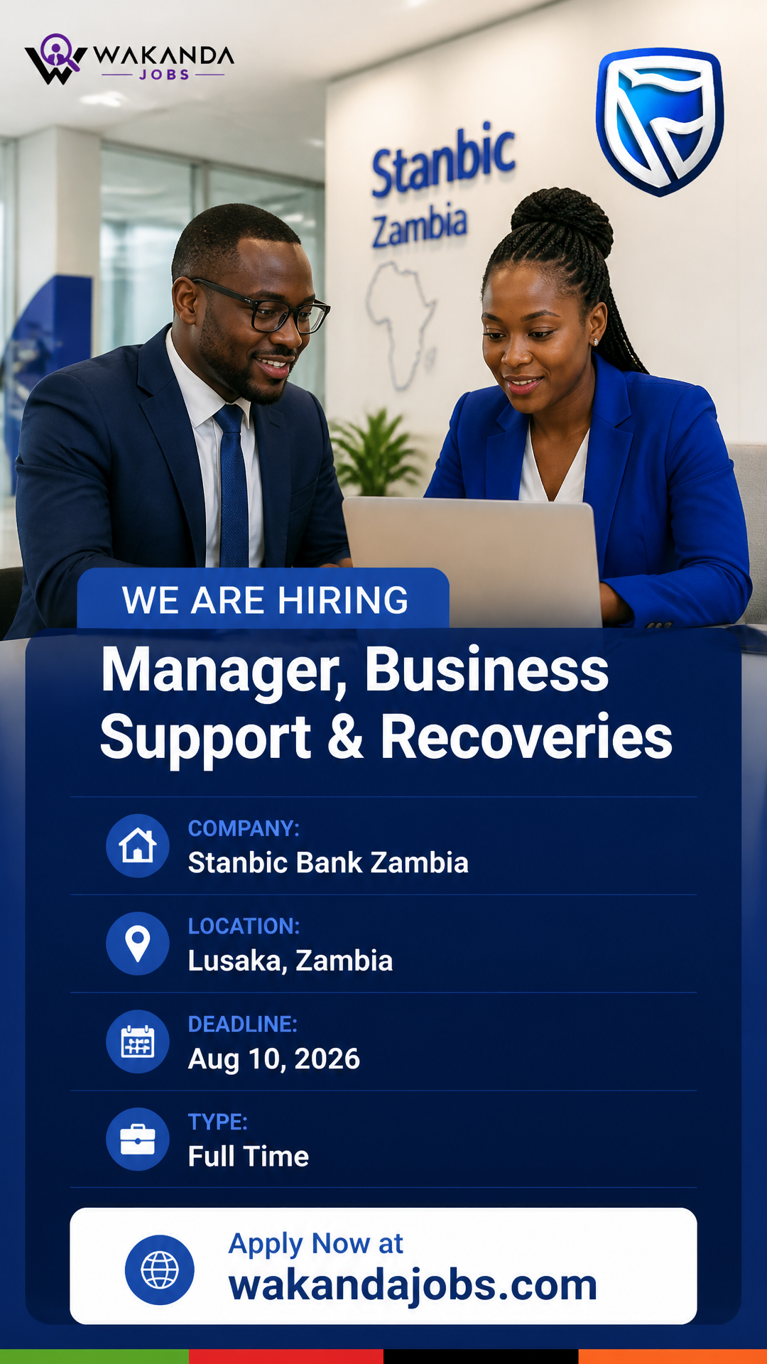 Manager, Business Support & Recoveries