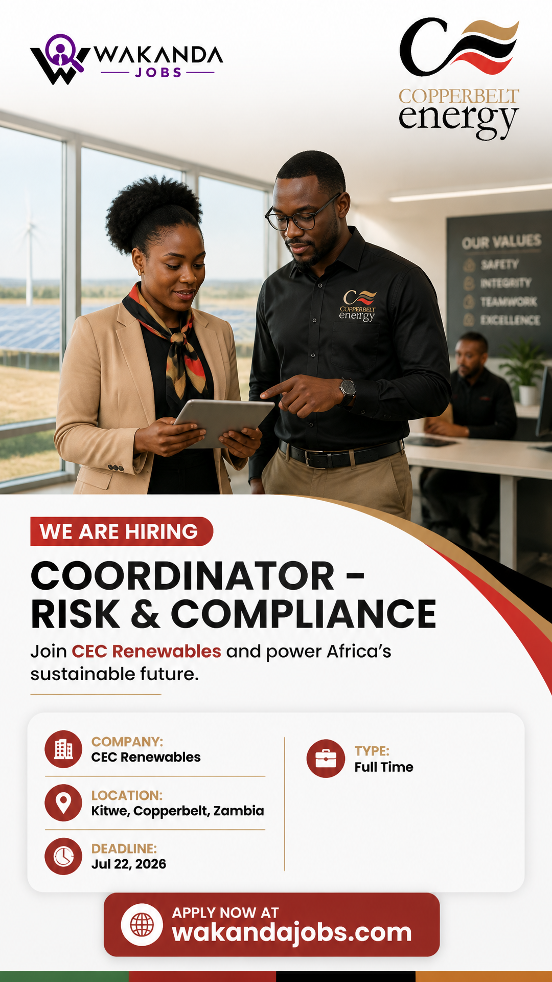 COORDINATOR – RISK & COMPLIANCE