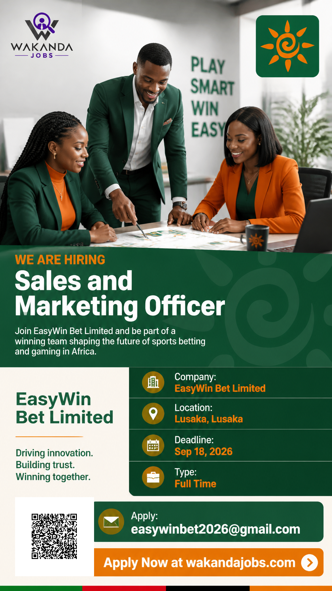 Sales and Marketing Officer