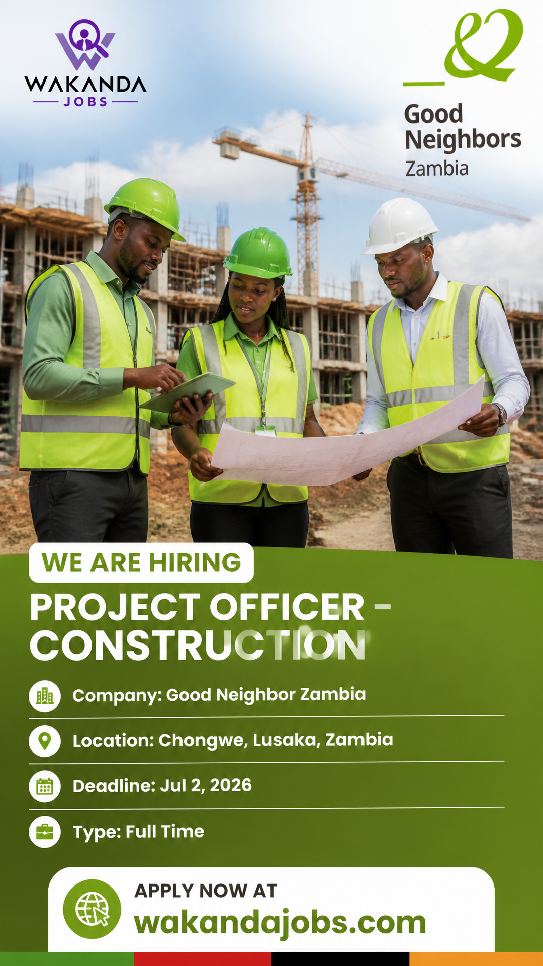 Project Officer - Construction