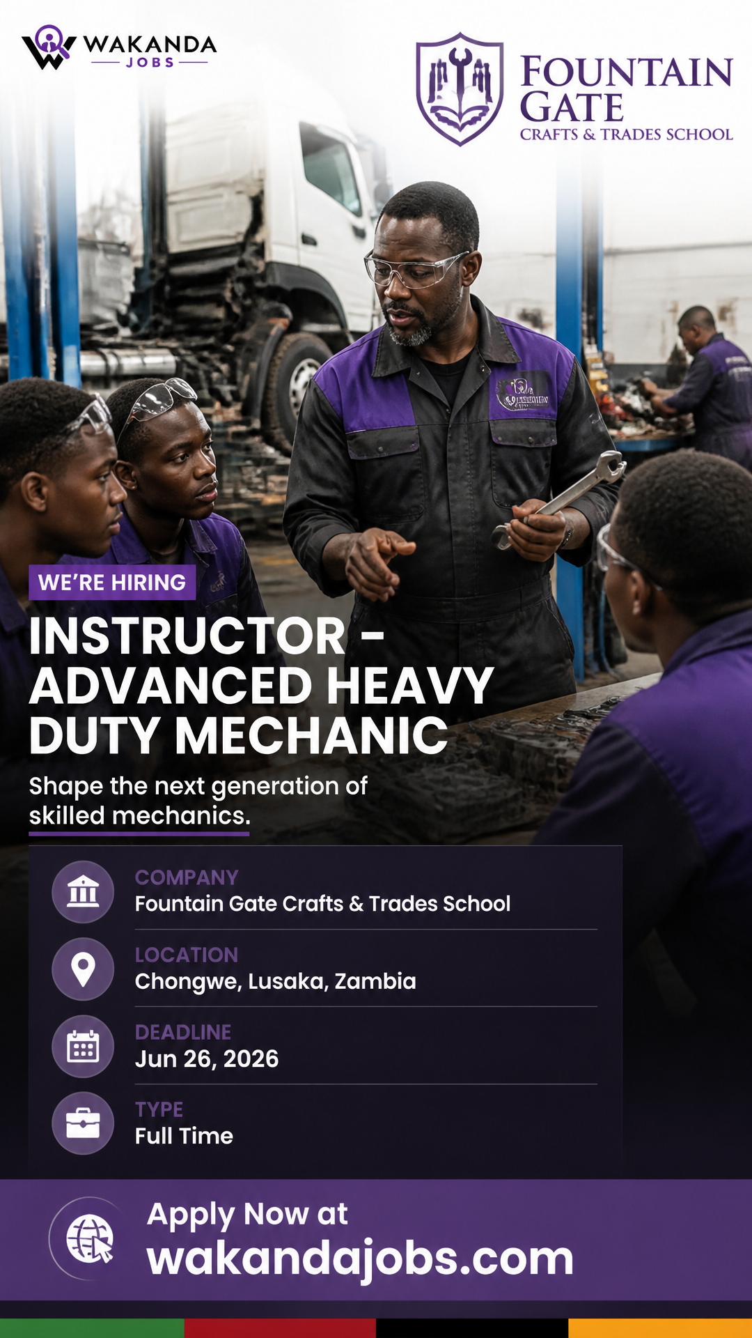 Instructor - Advanced Heavy Duty Mechanic