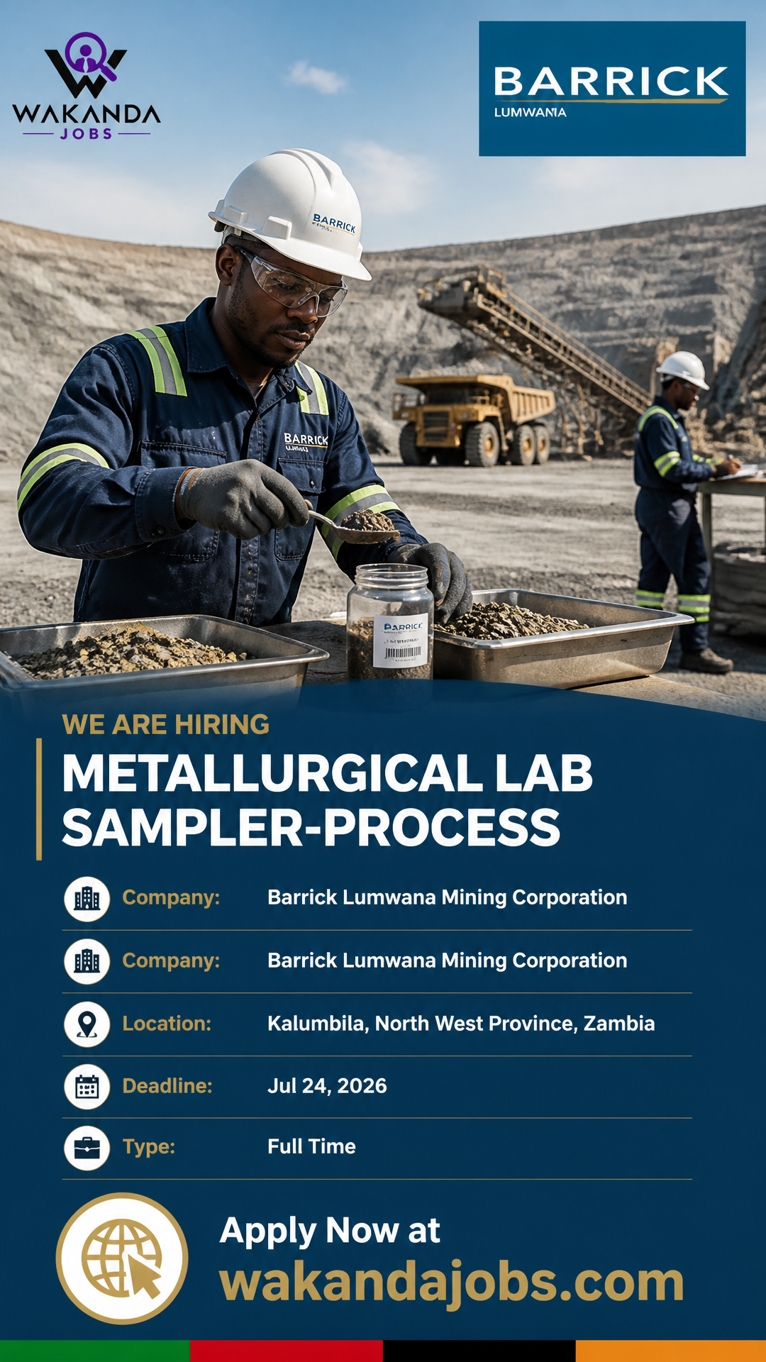 METALLURGICAL LAB SAMPLER-PROCESS