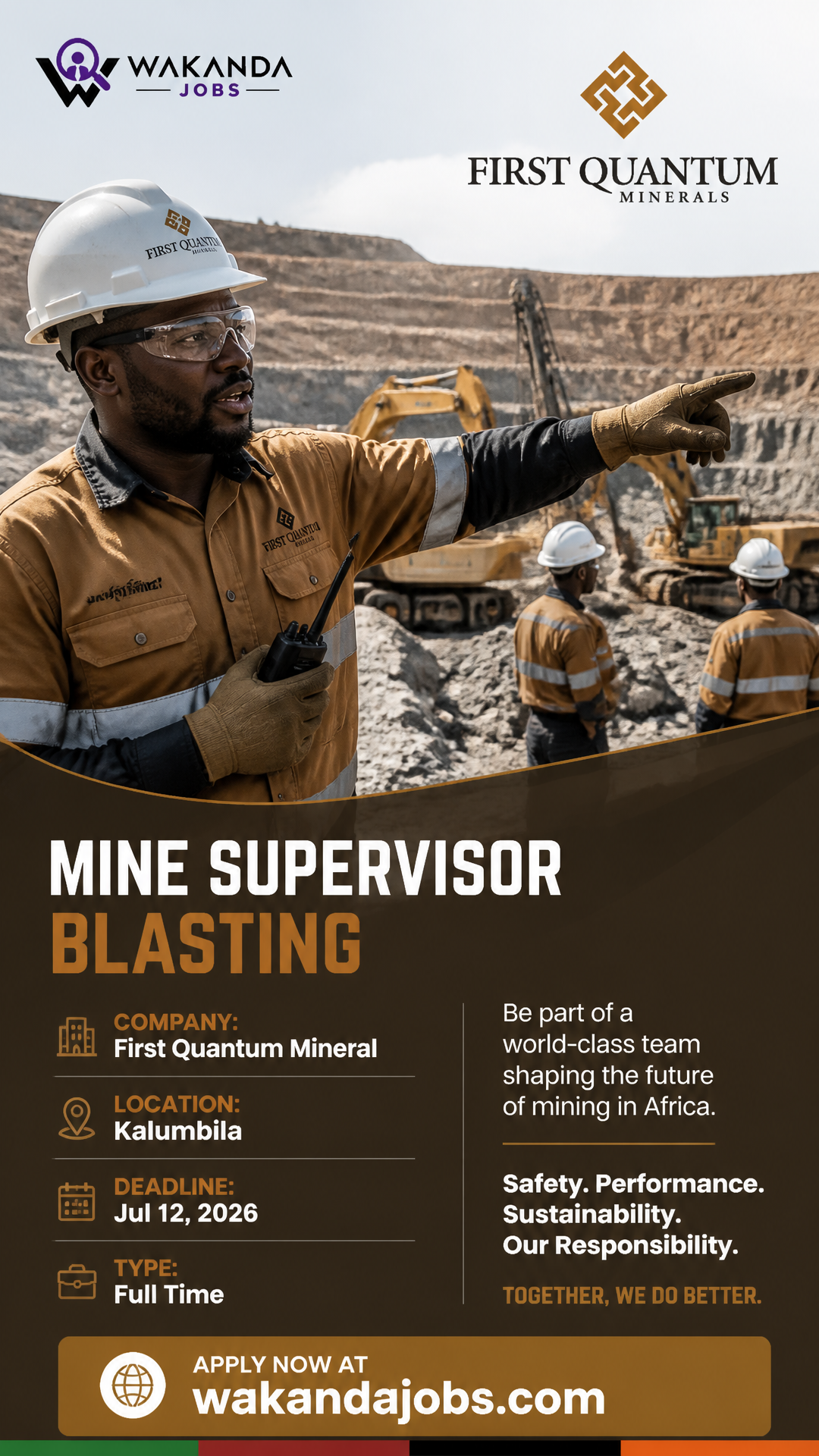 Mine Supervisor Blasting