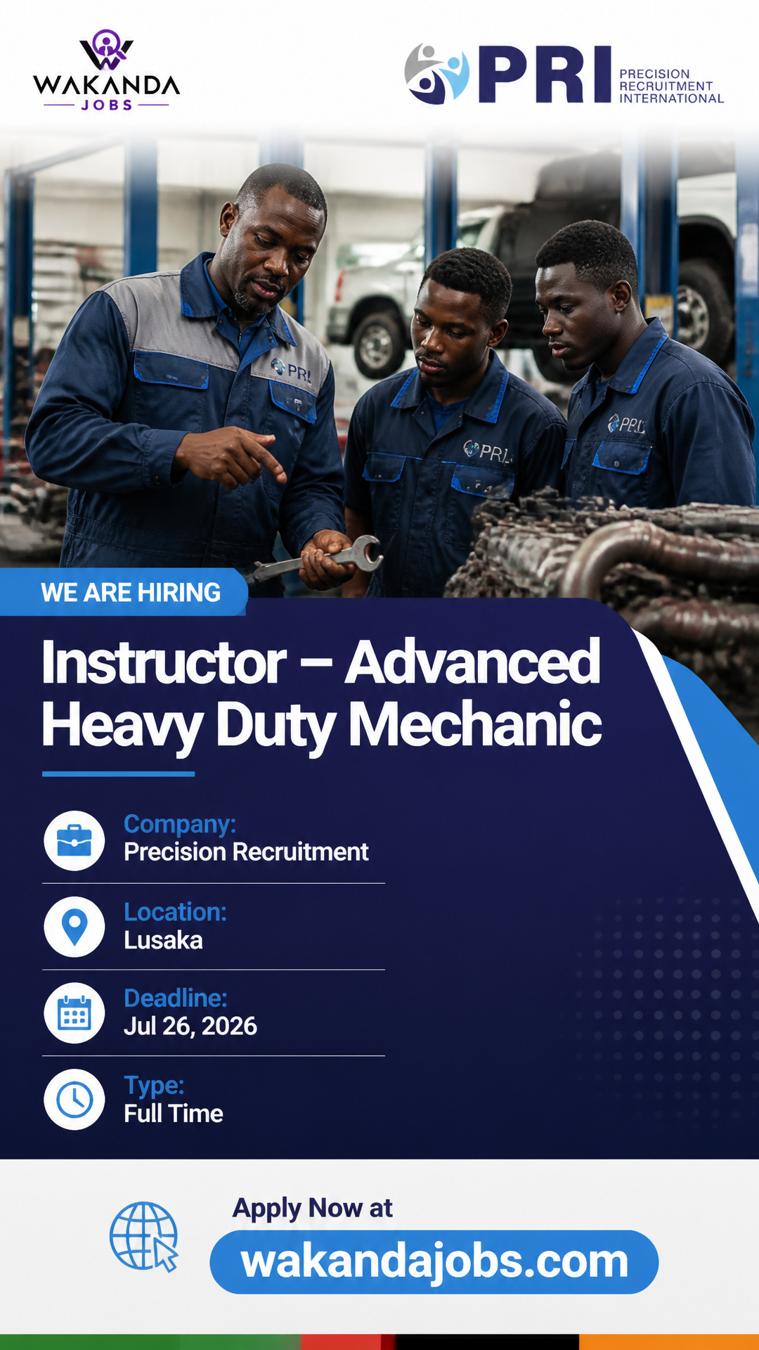 Instructor – Advanced Heavy Duty Mechanic