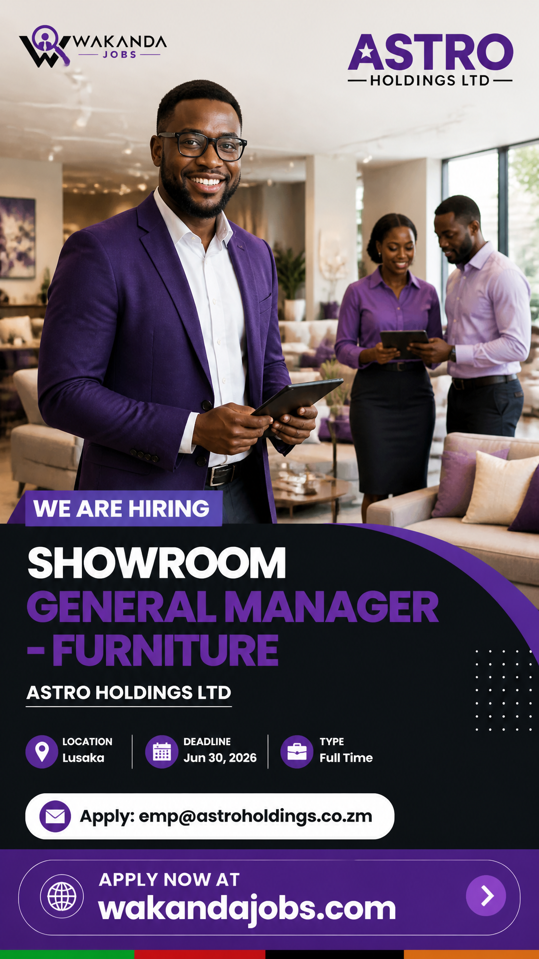 Showroom General Manager – Furniture