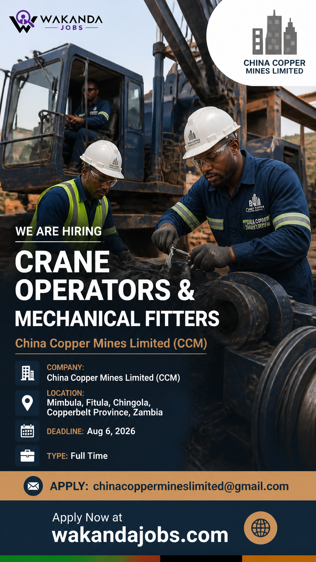 CRANE OPERATORS & MECHANICAL FITTERS