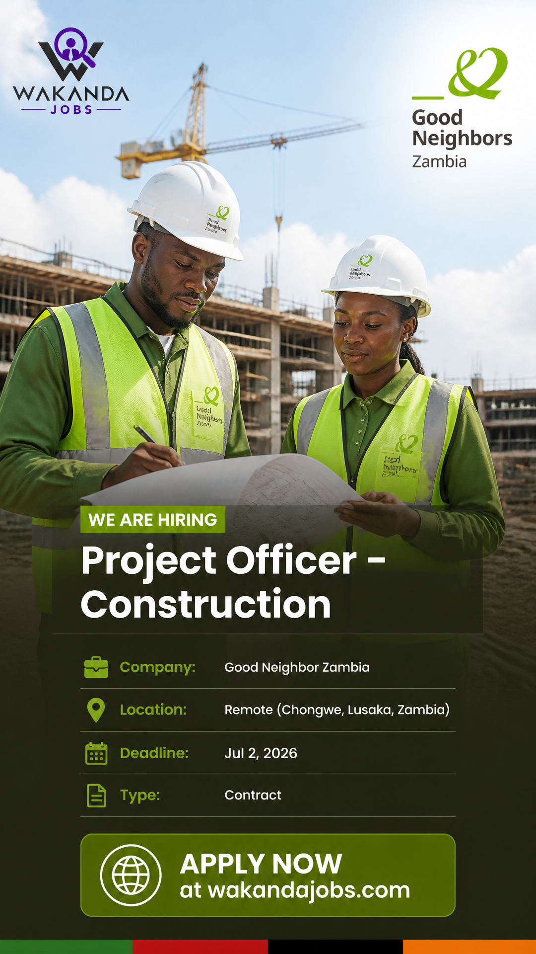 Project Officer – Construction