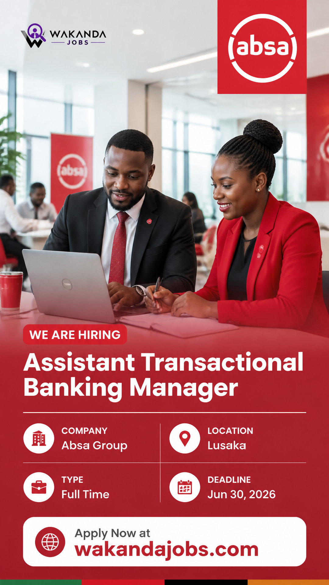 Assistant Transactional Banking Manager