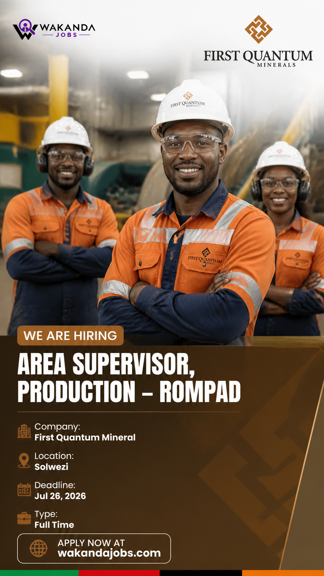 Area Supervisor, Production – Rompad