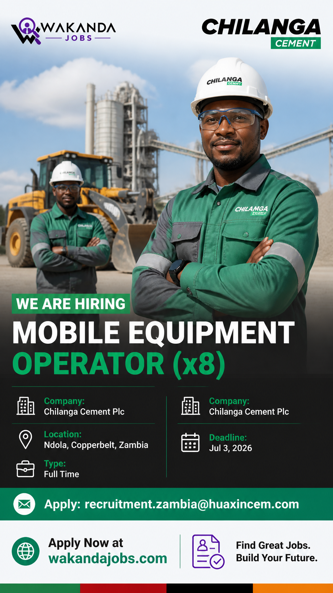 MOBILE EQUIPMENT OPERATOR (x8)
