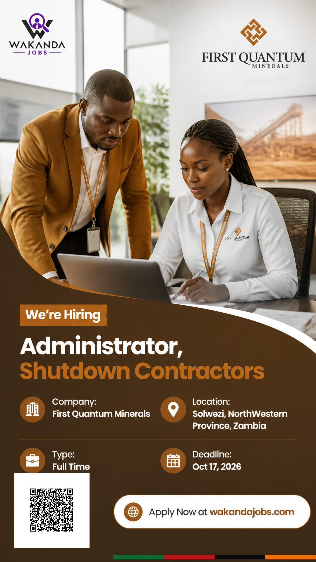 Administrator, Shutdown Contractors